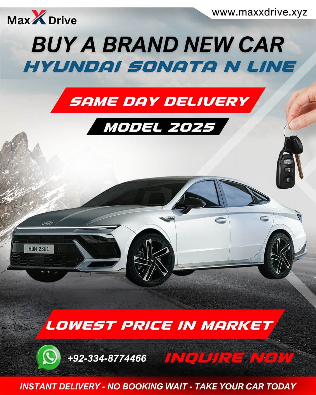 Brand New Hyundai Sonata N Line 2025 For Sale In Karachi | MaxX Drive