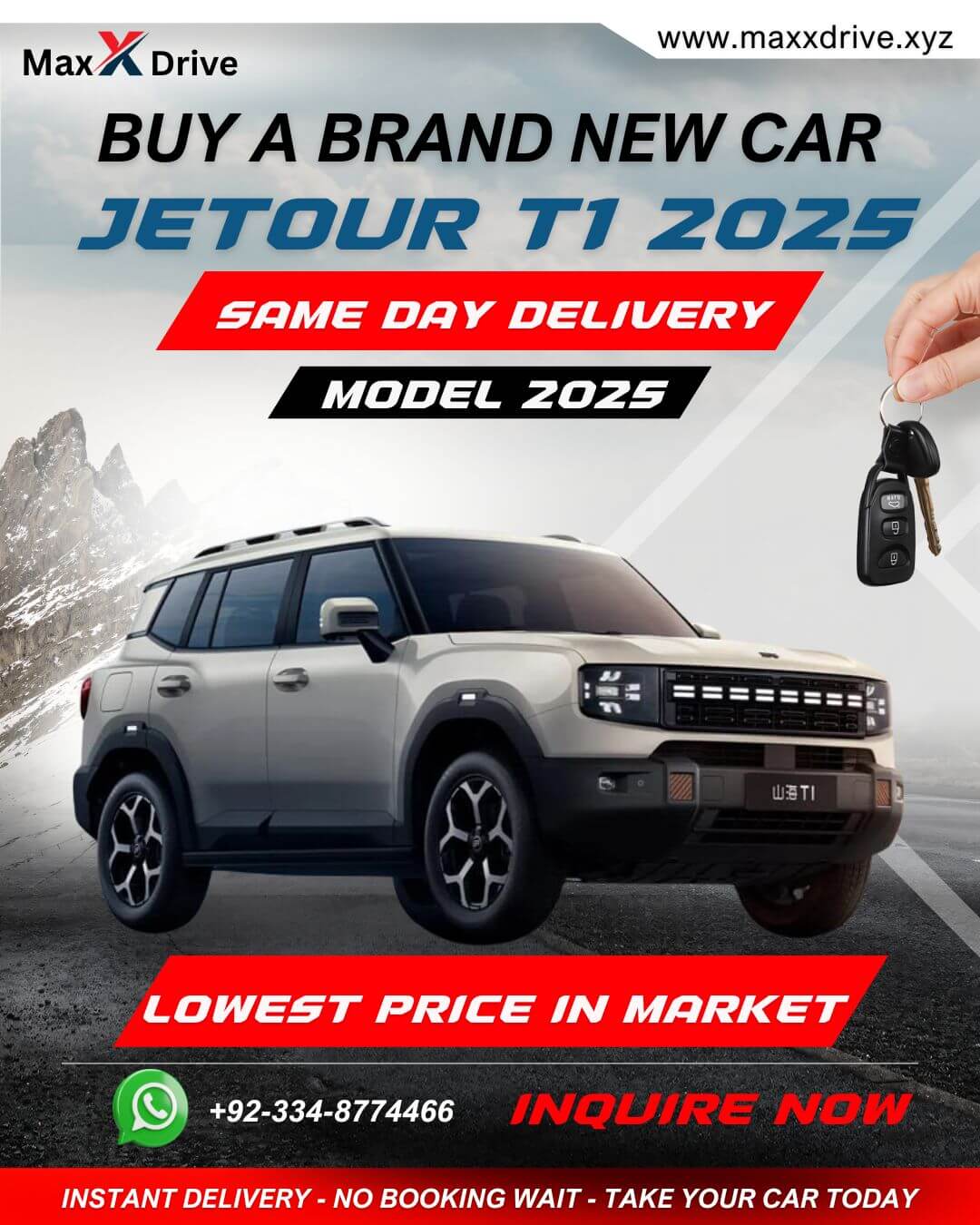 Brand New Jetour T1 2025 For Sale In Karachi | MaxX Drive