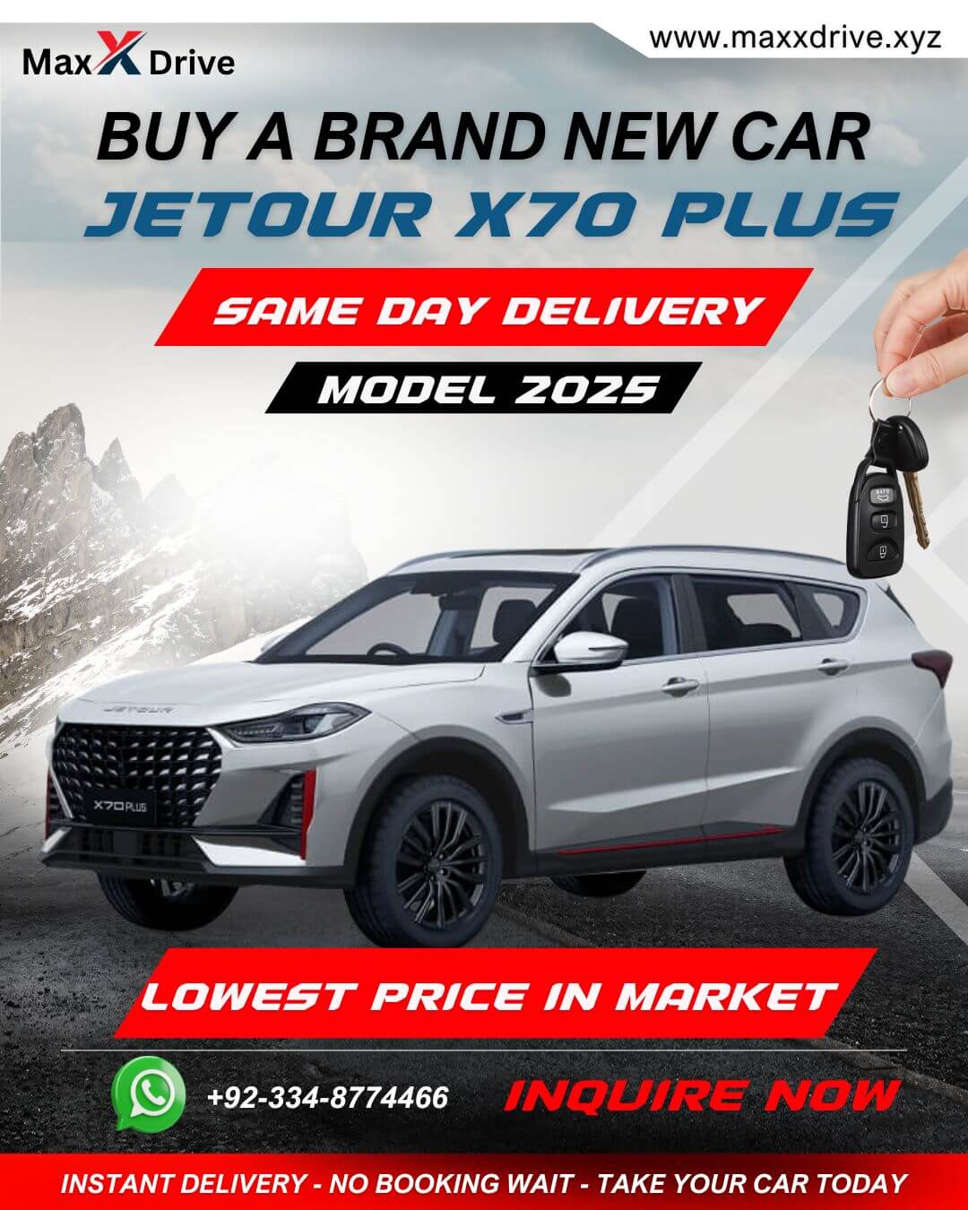 Brand New Jetour X70 Plus 2025 For Sale In Karachi | MaxX Drive
